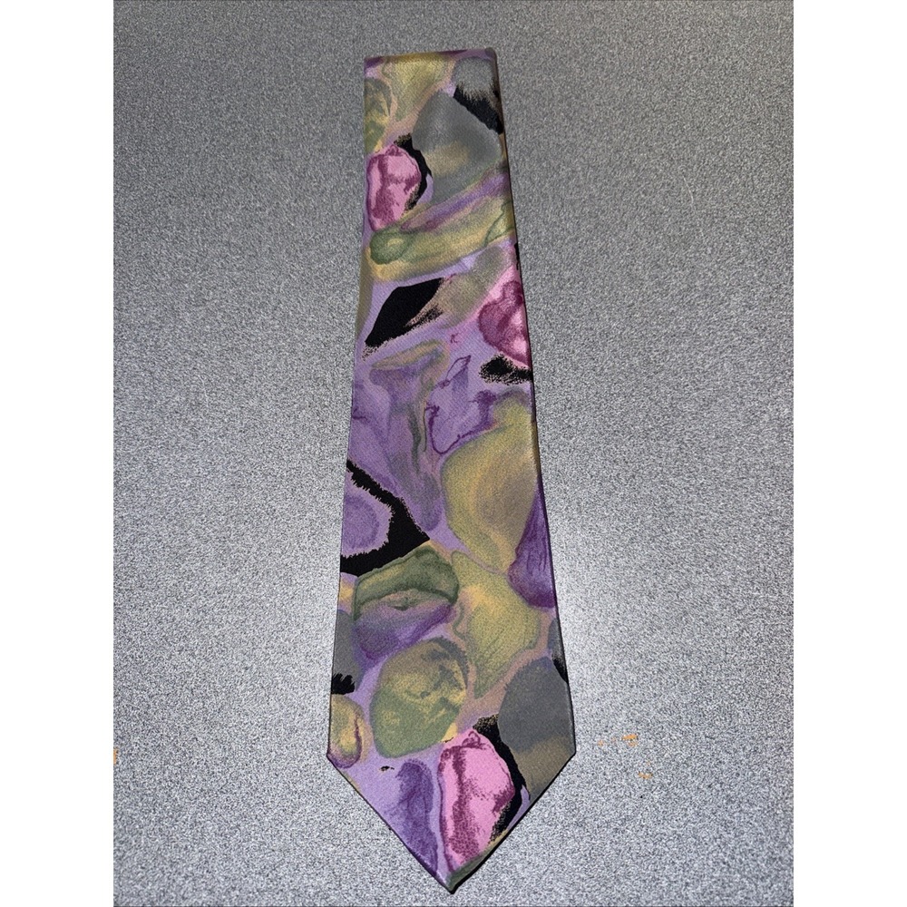 Vintage Bugle Boy  Tie Polyester Blend Made In The USA